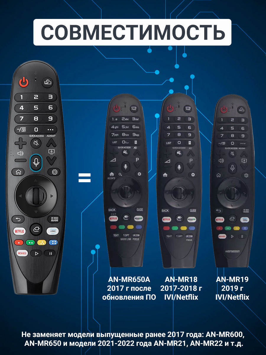 Фото товара 24584, пульт указка mr20ga голосовой для телевизора lg